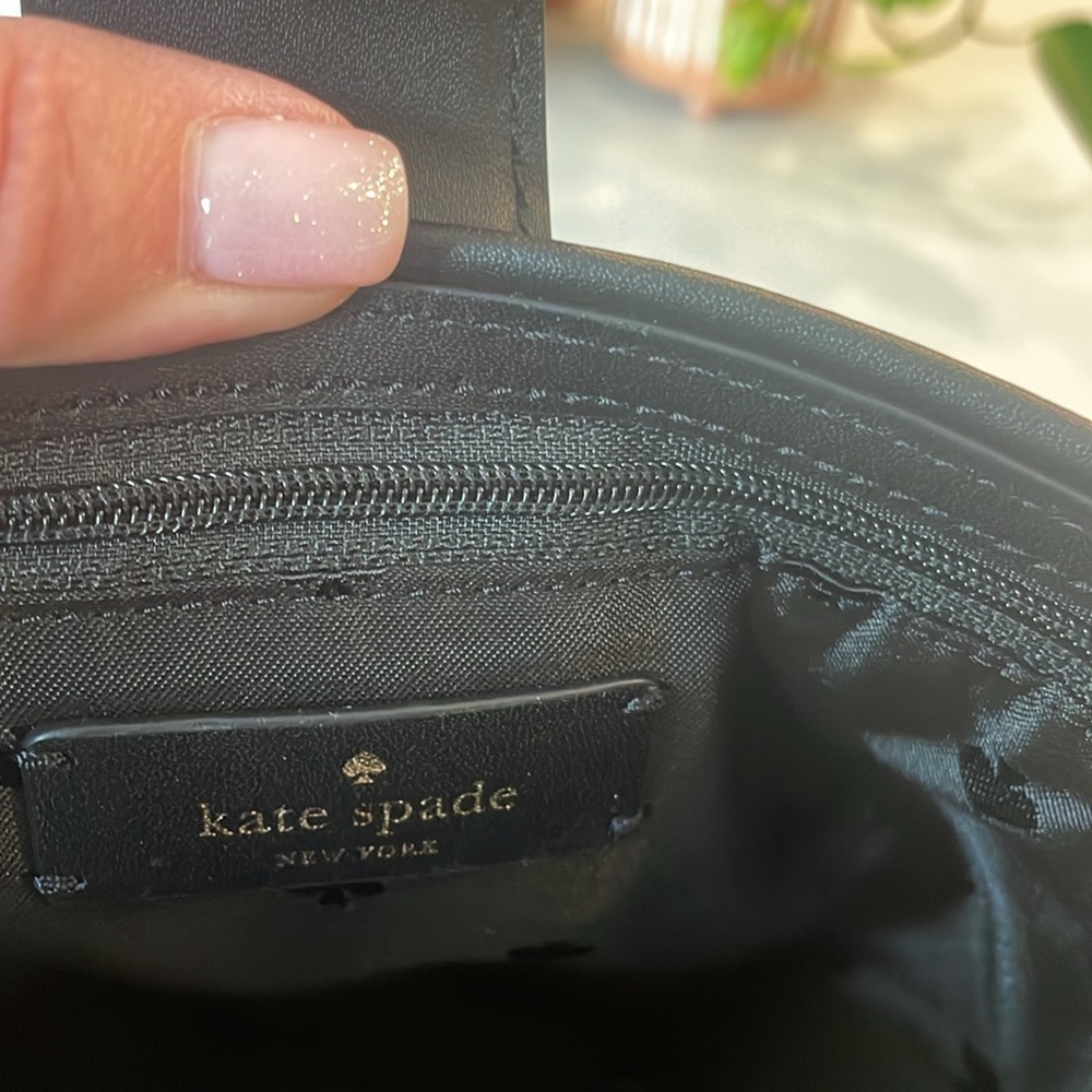 Kate Spade Black Leather Bucket Bag NWT - Picture 7 of 9